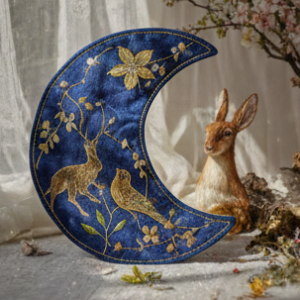 Coussin d'apparat "Astre de nuit"