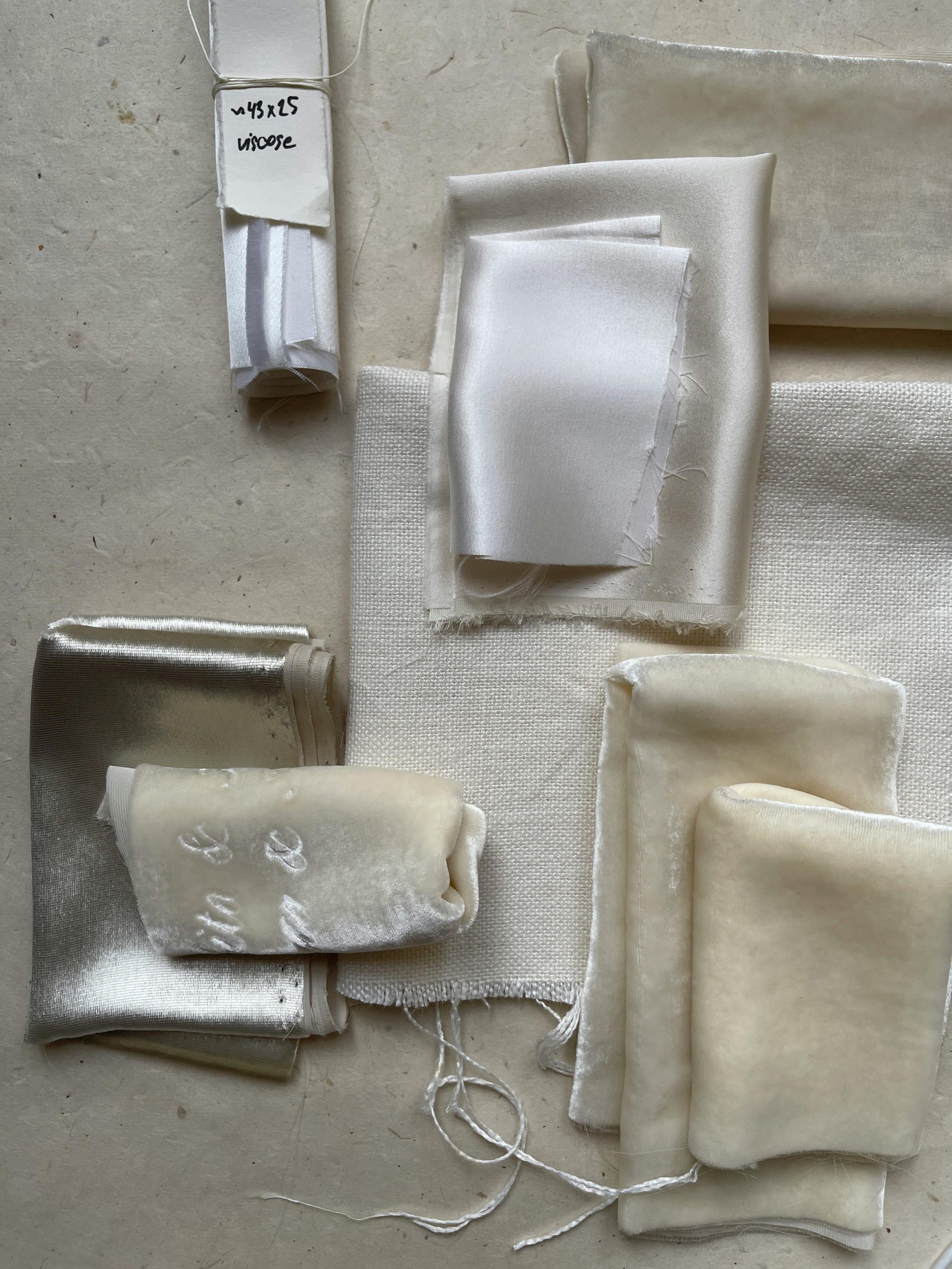 Chutes de tissus